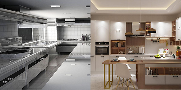 商用厨房设备与家用厨房设备分的区别